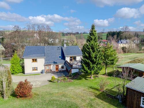 Hausansicht - Ihr exklusives Einfamilienhaus mit traumhaftem Blick über Langenwolmsdorf bei Stolpen