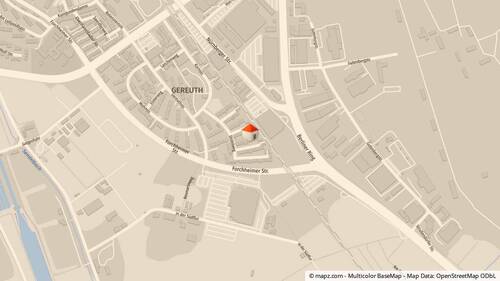 Geolyzer Kartenausschnitt - 