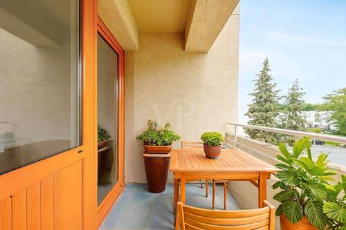 Balkon möbliert - 