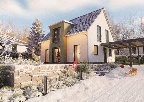 Lichthaus121-Winter-Schneeflocken - Ein Haus, das alles mitbringt, was Sie brauchen: unkompliziert, energetisch sicher & bezahlbar