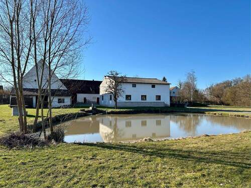 Weiherfläche am Grundstück - 