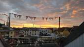 Dachterrasse am Abend - 