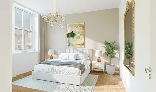 Visualisierung Schlafzimmer - 4 Zimmer Etagenwohnung zum Kaufen in Münster