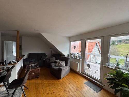 Wohnung DG: Wohn- und Essbereich - 