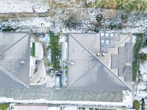 Drohnenaufnahmen - Doppelhaushälfte mit 152,30 m&sup2; in Nersingen zum Kaufen