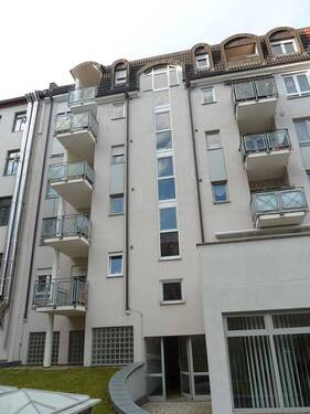 Hausansicht Volckmarstr. 19 Rückseite - 2 Zimmer Etagenwohnung zur Miete in Leipzig