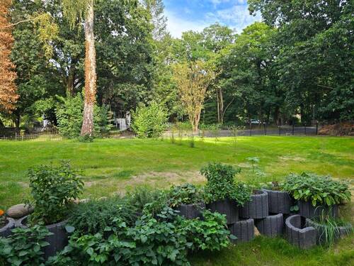 Maison Immobilien Bungalow Buchholz Ansicht UG Garten Einfahrt - 