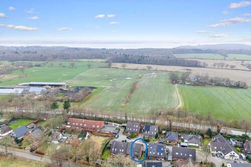 Luftaufnahme - 3 Zimmer Reihenendhaus in Wees