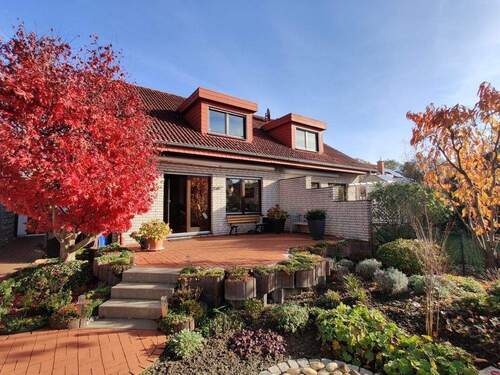 Gartenansicht - Doppelhaushälfte in beliebter Wohnlage von Bielefeld-Quelle