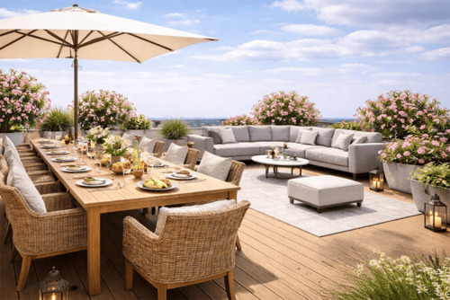 Rooftop Lounge - Freiraum am Lietzensee. Dachneubau mit Sonnenlounge