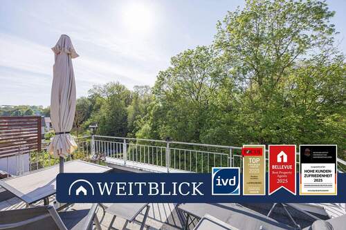 Dachterrasse - WEITBLICK: Sonnen auf der Dachterrasse!