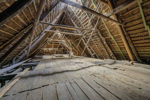 Dachboden als Ausbaureserve - 