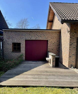 Garagenansicht Garten - 