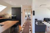 Flurbereich Küche - Wohnzimmer - 