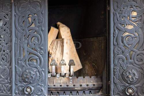 Detailansicht Kamin - 4 Zimmer Etagenwohnung in Velbert