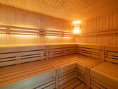 großzügige Sauna - 