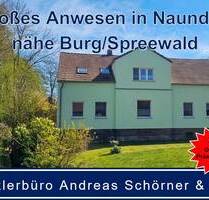 Großes Anwesen am Fließ in Naundorf, Nähe von Burg im Spreewald - Vetschau/Spreewald