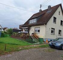 Ruhig gelegenes Einfamilien- Zweifamilienwohnhaus mit sonnigem Garten - Mainhardt Lachweiler