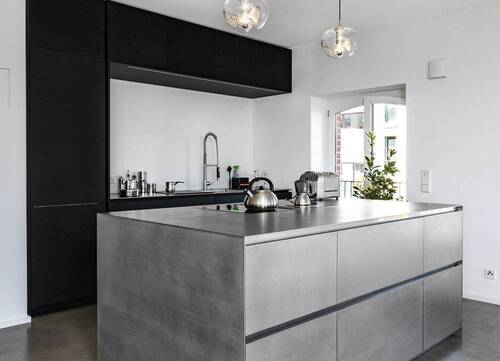 offene Küche - Etagenwohnung mit 161,10 m&sup2; in Berlin Kreuzberg zum Kaufen