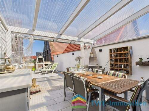 Dachterrasse - 9 Zimmer Doppelhaushälfte zum Kaufen in Stutensee