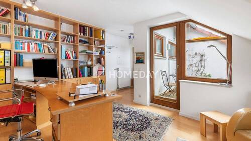 Wohnzimmer 2 - Dachgeschosswohnung mit Balkon und Tiefgaragenstellplatz in gepflegtem Mehrfamilienhaus