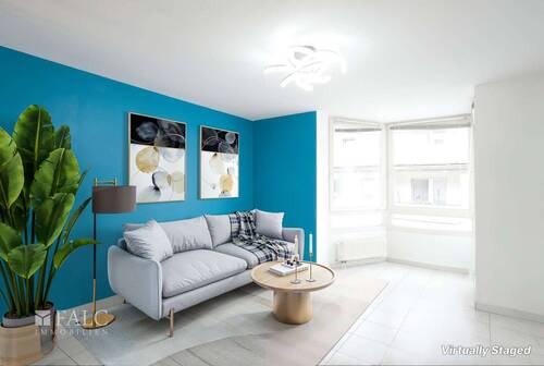 Wohnbereich - Virtually Staged - 2 Zimmer Etagenwohnung in Köln / Altstadt-Süd