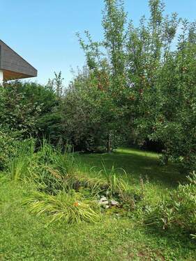 Garten mit Teich - Mehrfamilienhaus, Wohnhaus mit 206,00 m² in Mönsheim zum Kaufen