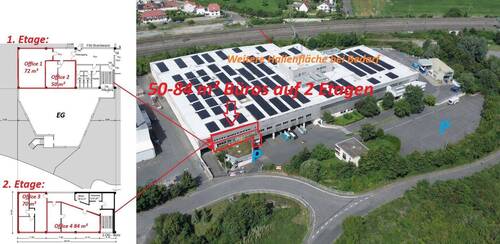 Lageplan - Büro mit 220,00 m&sup2; in Rottendorf zur Miete
