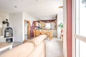 Wohnzimmer Blick in Küche - 
