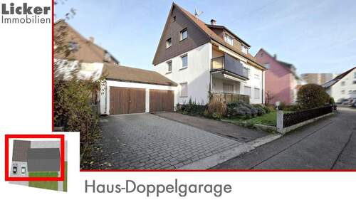 Haus-Doppelgarage - 1 Zimmer Mehrfamilienhaus, Wohnhaus zum Kaufen in Ostfildern