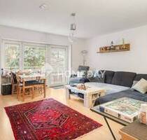 Lichtdurchflutete, ruhige 2-Zimmer-Wohnung mit Balkon & spektakulärem Blick in den Park & Ferne - Karlsruhe Bergwald