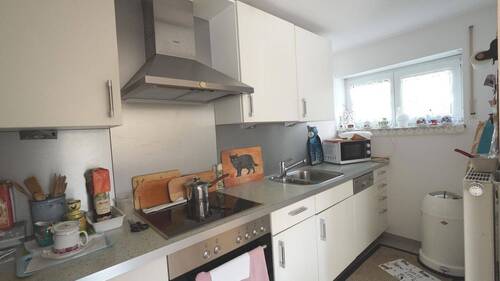 Praktische Einbauküche in der ELW - 