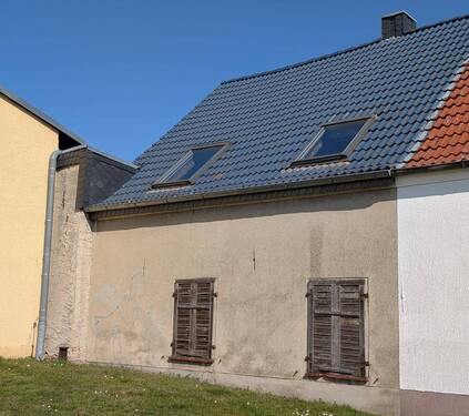 Rück/Westseite - 4 Zimmer Doppelhaushälfte in Lutherstadt Wittenberg