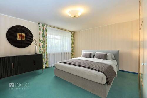 Schlafzimmer l - digitales Homestaging - 