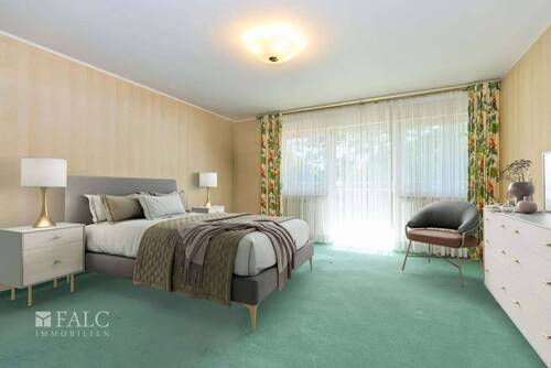 Schlafzimmer ll - digitales Homestaging - 