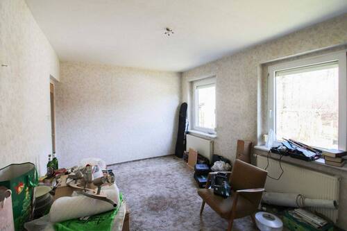 Wohnzimmer - 4 Zimmer Doppelhaushälfte in Grimma
