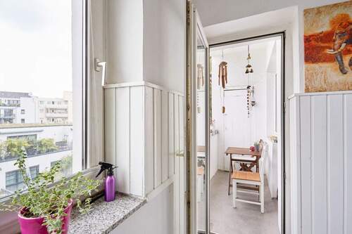 Blick auf den Balkon - 