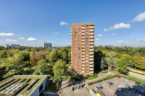 Blick nach Westen - Etagenwohnung mit 71,40 m² in Stuttgart zum Kaufen