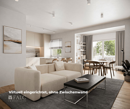 Wohnzimmer - 6 Zimmer Reihenendhaus in Köln - Weiden