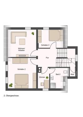 2. Obergeschoss - 