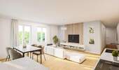 4_Wohnzimmer_.jpg - Terrassenwohnung mit 86,50 m² in Erlangen zum Kaufen