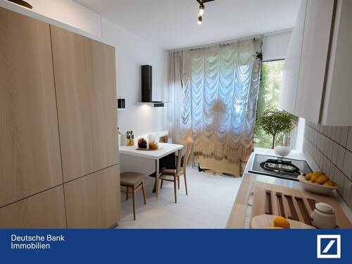 Küche Homestaging - Großzügiges Reihenhaus mit Garten und Garage in Seenähe