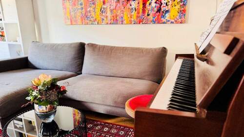 Wohnzimmer - 3 Zimmer Etagenwohnung zur Miete in Mannheim