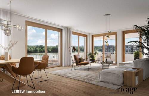 Wohnbereich - Etagenwohnung mit 69,30 m&sup2; in Mainz zum Kaufen