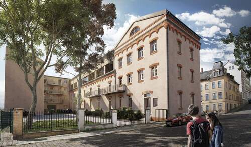 Visualisierung - Ehemalige Kaffeerösterei als Bestandteil eines Denkmalensembles