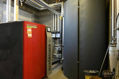 Moderne Hackschnitzelheizung - 