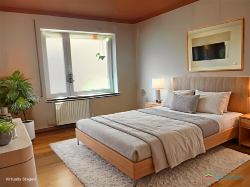 Schlafzimmer - virtually staged - 