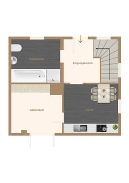 Haus 2 - Erdgeschoss - 