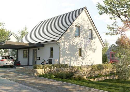 Einfamilienhaus-Flair-125-Eingang-Hang.jpg - Schöner Leben in Freienorla - 341.455,00 EUR Kaufpreis, ca.  126,00 m² Wohnfläche