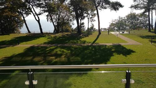 Blick vom 1.OG auf das Haff.jpg - Etagenwohnung in Garz zum Kaufen